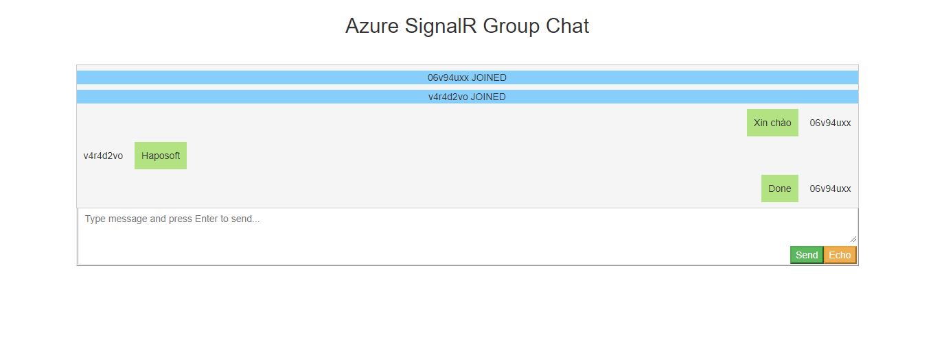 Tìm hiểu Azure SignalR
