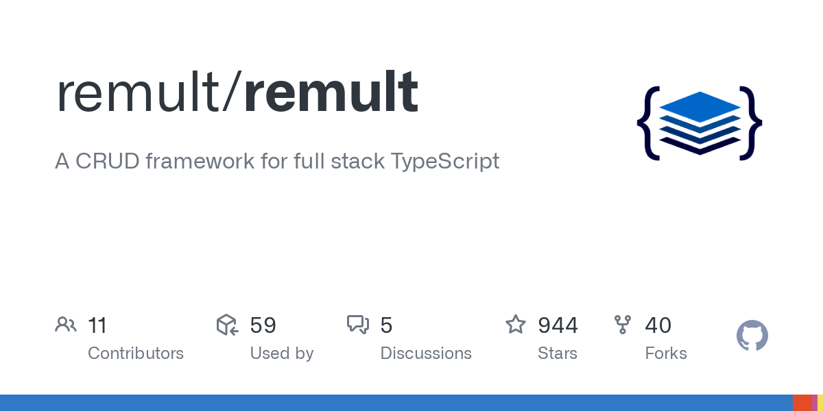 Remult -  Một CRUD framework cho Fullstack TypeScript (phần 1)