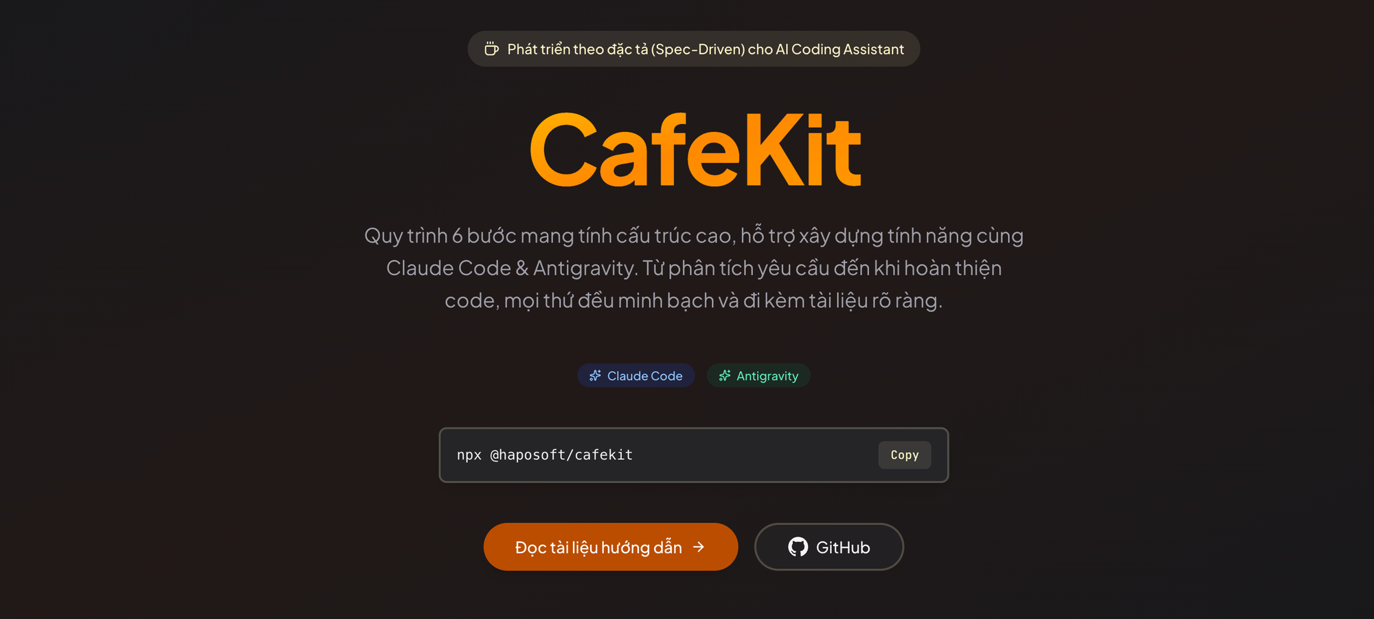 Hướng dẫn sử dụng Cafekit ở Haposoft