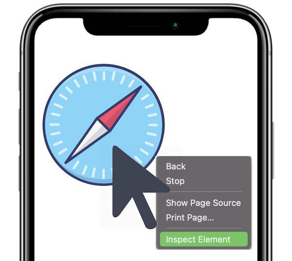 Hướng dẫn inspect element trên safari iOS