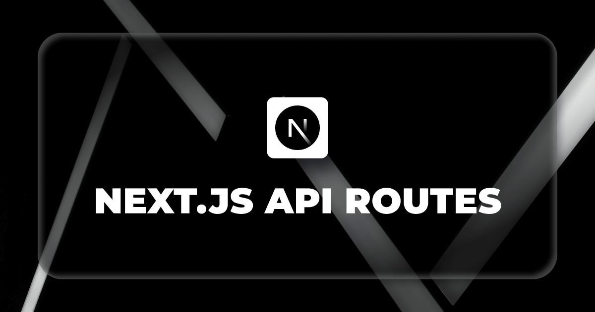 API Routes in NEXTJS