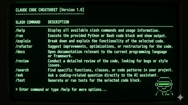 Đơn giản hoá claude code cheatsheet